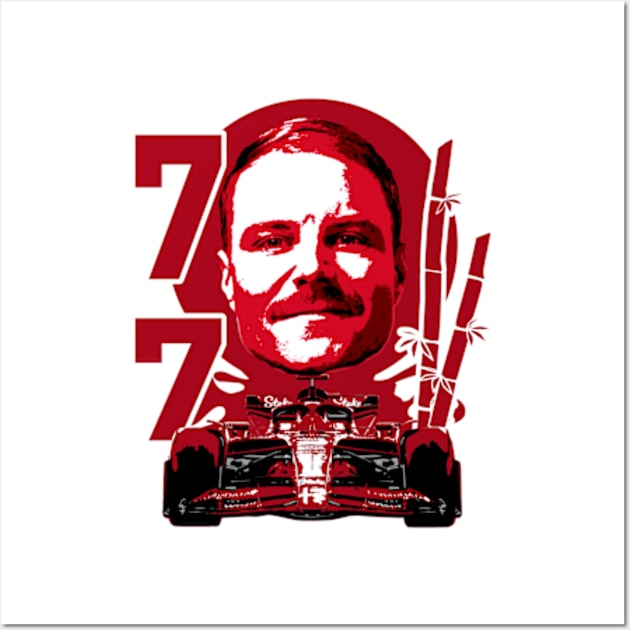 Bottas 77 Wall Art by Worldengine